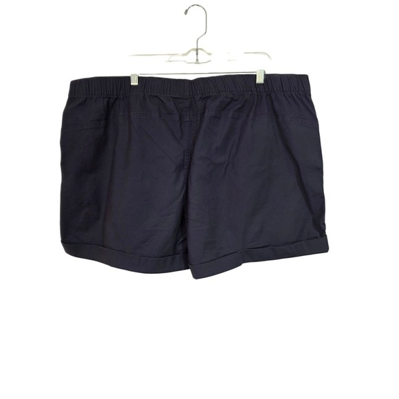 Blue Mountain Women's 2X Comfort Waist Hiking Gardening Shorts Navy Blue NWT - Picture 4 of 6